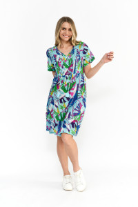Colette V Neck Tassel Dress