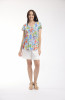 50yrs Travel Top Pleated