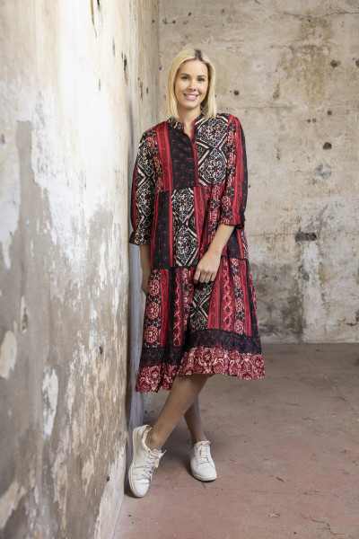 Jolene Dress Layers Frill Sleeve