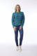 Knit Top R-neck Stripe