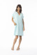 Linen Solid Dress Shift cap slv NEW