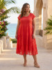 Cotton Gauze Dress Bias Pockets
