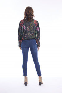 Knit Jumper Gathered Sleeve