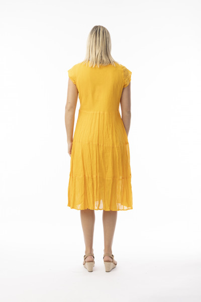 Cotton Gauze Essentials Dress Bias Pockets