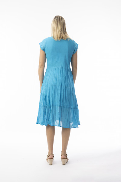 Cotton Gauze Essentials Dress Bias Pockets
