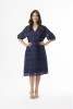 Cotton Gauze Essentials Dress Pleated