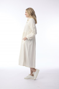 Cord Solid Dress Collar