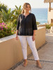 Cotton Gauze Top Buttonthrough