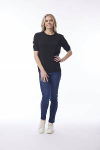 Knit T-shirt Crew Neck