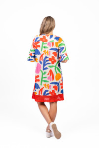 Hannah Tunic Boho Short Sleeve