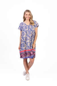 Nicola Dress Cap Sleeve