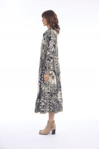 Mallorca Dress Buttonthrough Layered