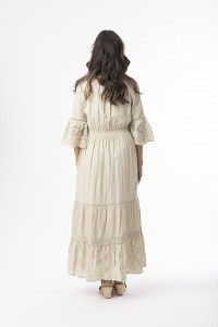 Broderie Essentials Dress Maxi V