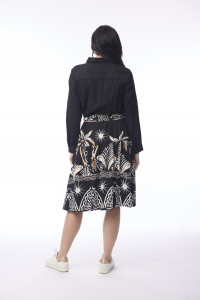 Indus Dress Collar Tie Waist