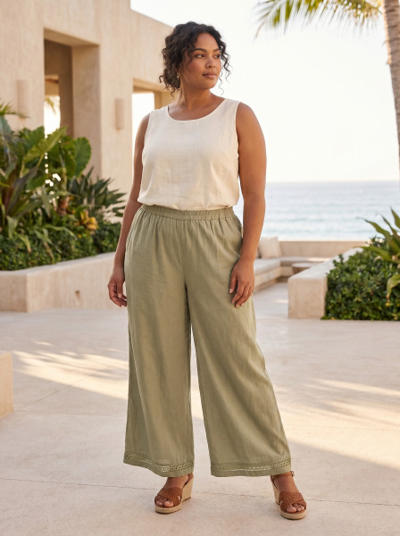 Cotton Slub Pant