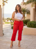 Bangalene Pant Capri Rivets