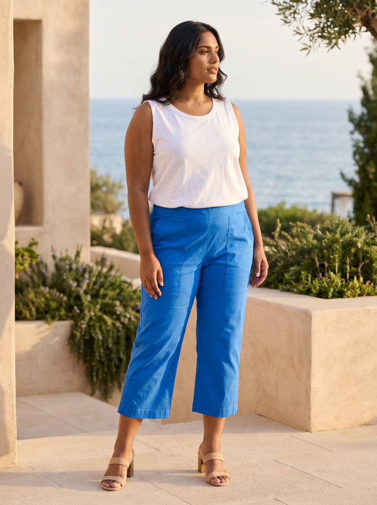 Bangalene Pant Capri Rivets