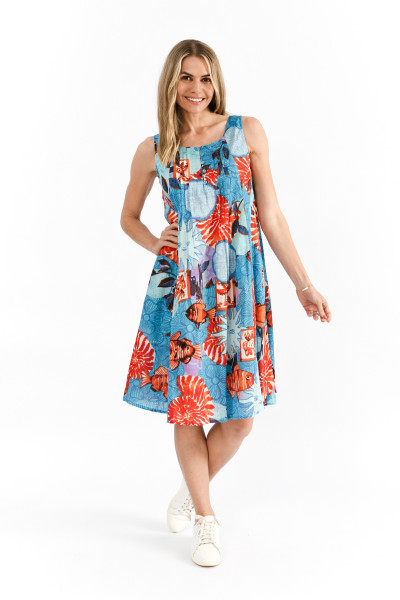 Estelle Crew Neck Sleeveless Dress