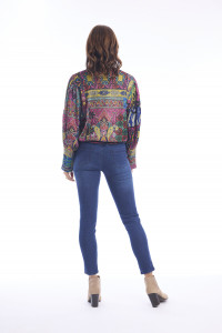 Knit Jumper Gathered Sleeve