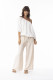 Linen Solid Pant Widfe Leg