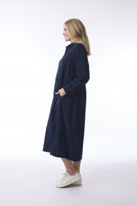 Cord Solid Dress Collar
