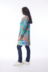 Digital Mid Length Coat