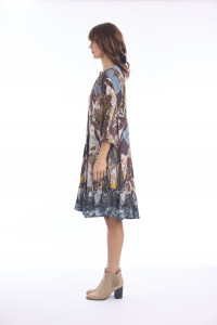 Almasa Dress Button Placket