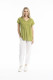 Kayla Solid Cotton Blouse Short Sleeve