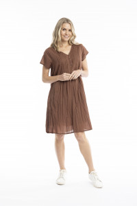 Taylor Dress Cap Sleeve Solid With Lining