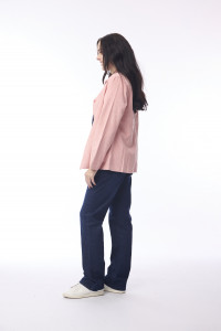 Cord Solid Shirt Jacket