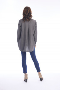 Linen Shirt High Low