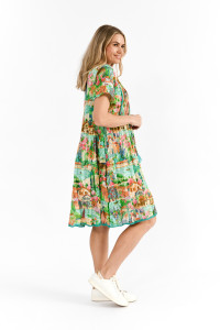 Colette V Neck Tassel Dress