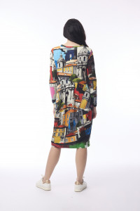 Printed Cotton Dress Bubble