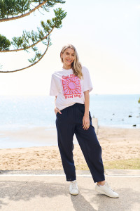 Ruby Crew Neck Printed Tshirt