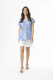 Aksharay Blue Top Pleated