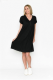 Taylor Dress Cap Sleeve Solid With Lining