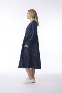 Tabriz Layered Midi Dress