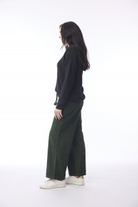 Cord Solid Trouser Flared