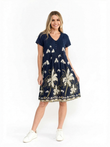 Nicola Dress Cap Sleeve