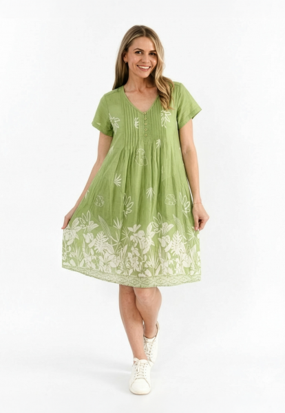 Nicola Dress Cap Sleeve