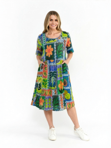 Yvonne Dress Round Neck