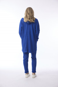 Terry Knit Sweat Shirt Hooded Long