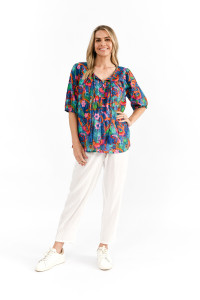 Tessa V-Neck Tassel Top
