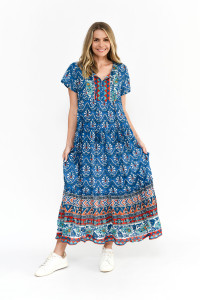 Zola V Neck Maxi Dress