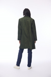 Solid Mid Length Coat