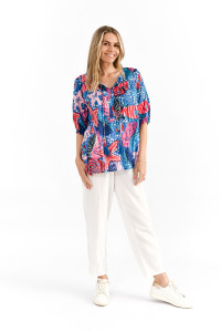 Tessa V-Neck Tassel Top