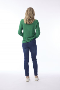 Knit Top Boat Neck Long Slv