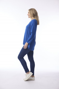 Essential Knit Top V Neck