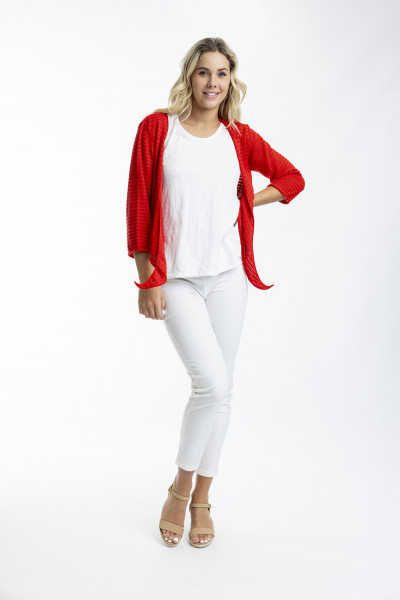 Essentials Knit Tie Shrug