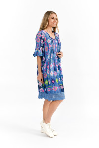 Hannah Tunic Boho Short Sleeve